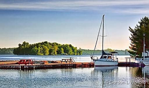 Big Rideau Lake At Sunrise_17180.jpg - Rideau Canal Waterway photographed at Portland, Ontario, Canada.